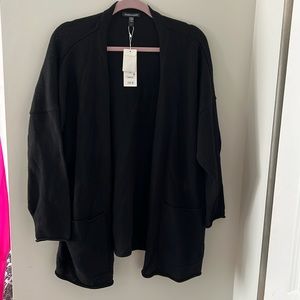 Eileen Fisher black cardigan